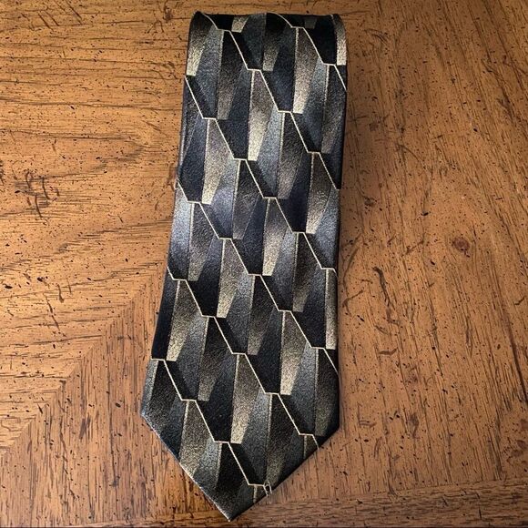 Men's Silk Tie Patterned Business Casual Silk Formal Classic Neutral Trendy - Picture 1 of 8